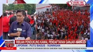 Ribuan Pendukung Kawal Pendaftaran Ganjar - Mahfud