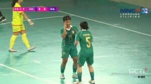 Highlight PFF Women's Futsal Tri Nation Futsal Invitational 2023 Filipina Vs Indonesia