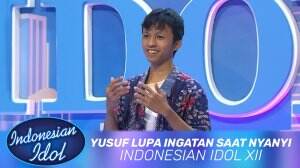 Yusuf Lupa Ingatan Saat Nyanyi - Indonesian Idol XII