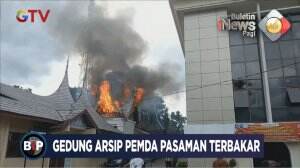 Gedung Arsip Pasaman Terbakar