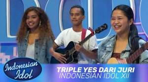 Triple YES Dari Juri - Indonesian Idol XII
