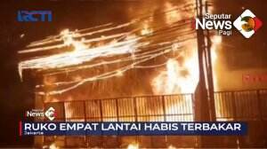 Kebakaran Ruko Berlantai Empat