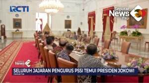 Presiden Terima Pengurus PSSI Yang Baru