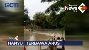 Jembatan Putus, Warga Hampir Hanyut