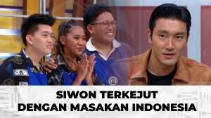 Siwon Terkejut Dengan Masakan Indonesia - MasterChef Indonesia Season 11