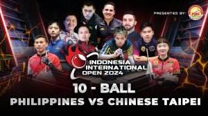 Indonesia International Open 2024 Junior U-17 Philippines (Kyle Amoroto) vs Chinese Taipei (Wu Kun Ling)