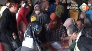 Ratusan Warga Antre Bantuan Langsung Tunai