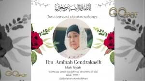 Aktris Senior Aminah Cendrakasih Meninggal Dunia