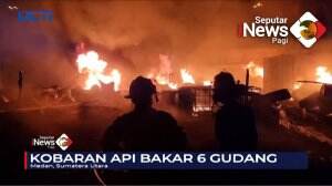 6 Gudang Terbakar, Kerugian Milyaran Rupiah