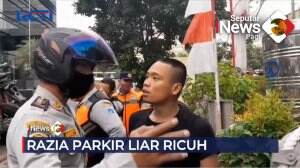 Razia Parkir Liar Berakhir Ricuh