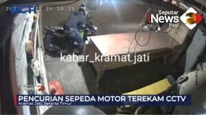 Viral Pencurian Sepeda Motor Terekam CCTV