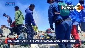 Evakuasi Wisatawan Asal Portugal Yang Jatuh