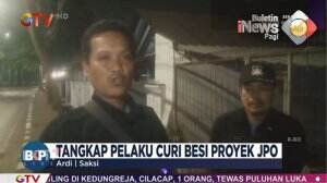 Tangkap Pelaku Pencuri Besi Proyek JPO