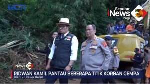 Gubernur Jabar Tinjau Gempa Cianjur