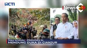Presiden Joko Widodo Tinjau Lokasi Gempa Cianjur