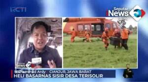 Heli Basarnas Sisir Desa Terisolir