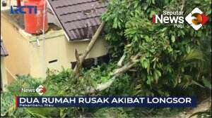 Rumah Hancur Tertimbun Tanah
