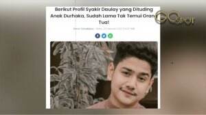 Syakir Daulay Anak Durhaka!