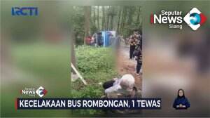 Bus Rombongan Kecelakaan, 1 Orang Tewas