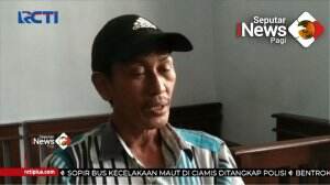 Sopir Bus Maut DItangkap
