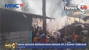 Kebakaran Rumah Karena Adik dan Kakak Bermain