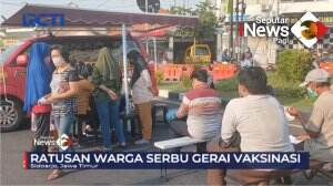Warga Serbu Gerai Vaksin Booster