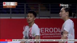 Highlight Ganda Campuran Malaysia Masters 2023 Feng/Huang Vs Ferdi/Widja