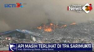 Kebakaran TPA Sarimukti Di Bandung