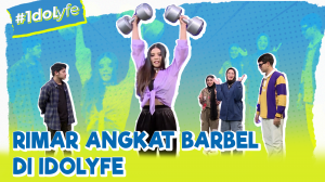 Rimar Angkat Barbel Di Idolyfe