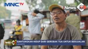Kini Miskino Berjualan Dengan Gerobak Perindo