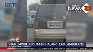 Mobil Kedutaan Halangi Ambulans