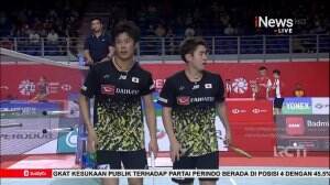 Minimatch Ganda Putra Malaysia Masters 2023 Hoki/Kobay Vs Gideon/Sukam