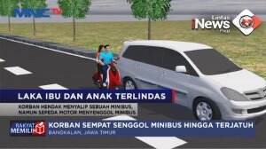 Ibu Dan Anak Terlindas Truk