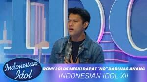 Rony Lolos Meski Dapat "No" Dari Mas Anang- Indonesian Idol XII