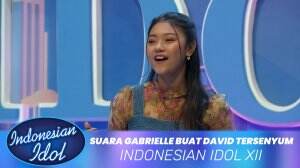 Suara Gabrielle Buat David Tersenyum - Indonesian Idol XII