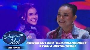 Bawakan Lagu "Ojo Dibandingke" Syarla Justru Sedih - Indonesian Idol XII