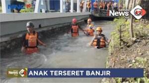 Anak Terseret Banjir