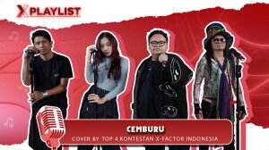 Karaoke Bareng TOP 4 Kontestan X- Factor Indonesia "Cemburu"