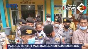 Walinagari Mesum, Warga Gelar Demo '
