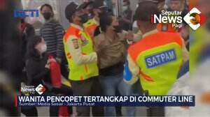 Viral! Wanita Pencopet Di KRL