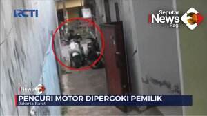 Maling Sepeda Motor Dipergoki Pemilik