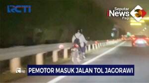 Pemotor Masuk Jalan Tol Jagorawi