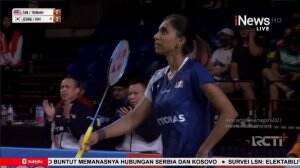 Highlight Ganda Putri Malaysia Masters 2023 Tan Thinaah Vs Jeong Kim