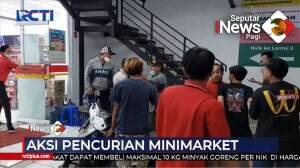 Aksi Pencurian Di Minimarket