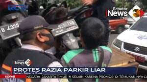 Razia Parkir Liar, Pengemudi Ojol Panik