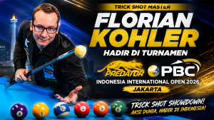 AKHIRNYA DATANG! Raja Trick Shot Florian Kohler Tampil di Indonesia!