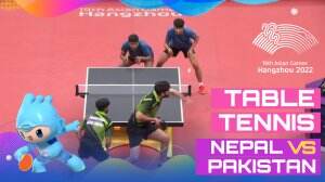 Highlight Asian Games Hangzhou 2022 Tenis Meja Nepal Vs Pakistan