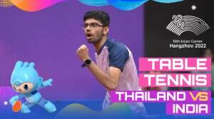 Highlight Asian Games Hangzhou 2022 Tenis Meja Thailand Vs India