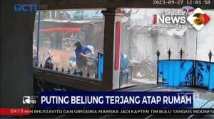Puting Beliung Terjang Atap Rumah