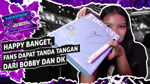 Happy Banget, Fans Dapat Tanda tangan dari Bobby dan DK